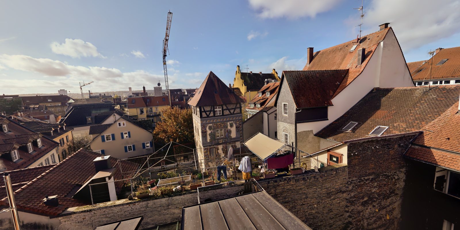 Blick über die Dächer der Konstanzer Altstadt